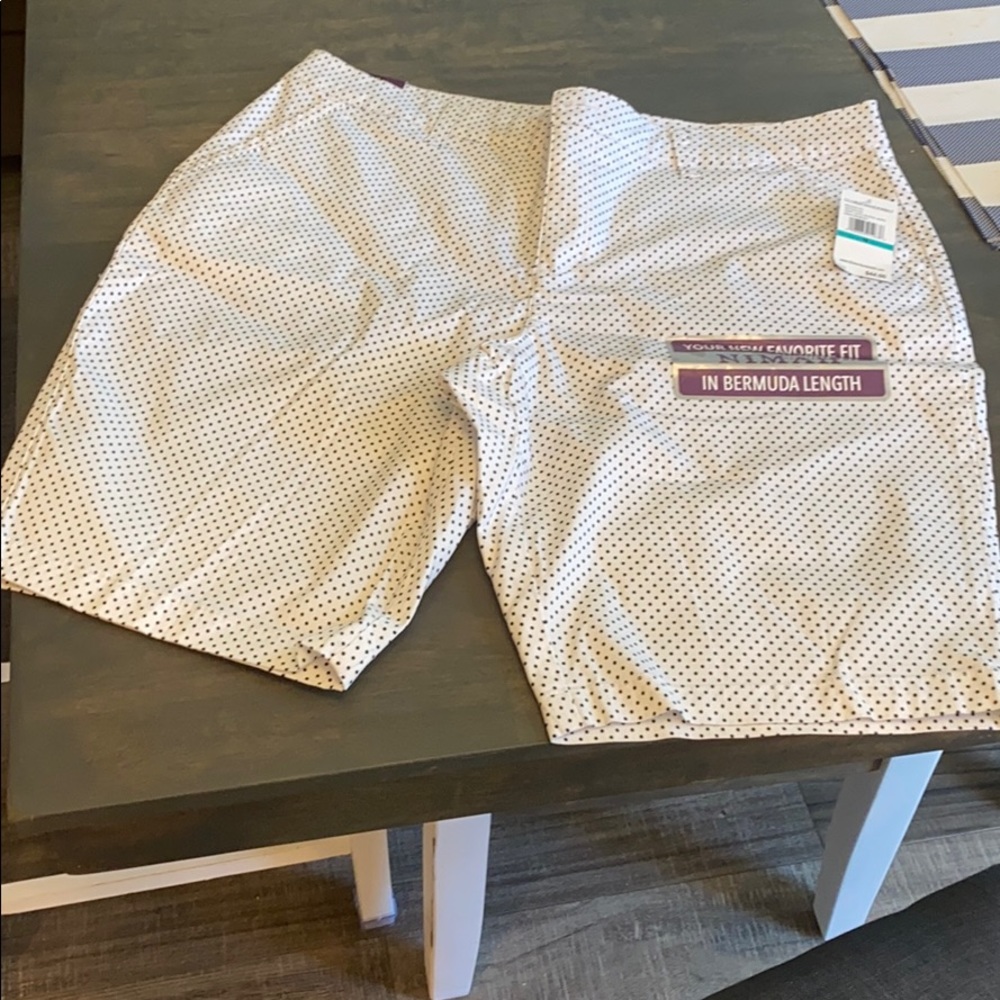 Bermuda length shorts